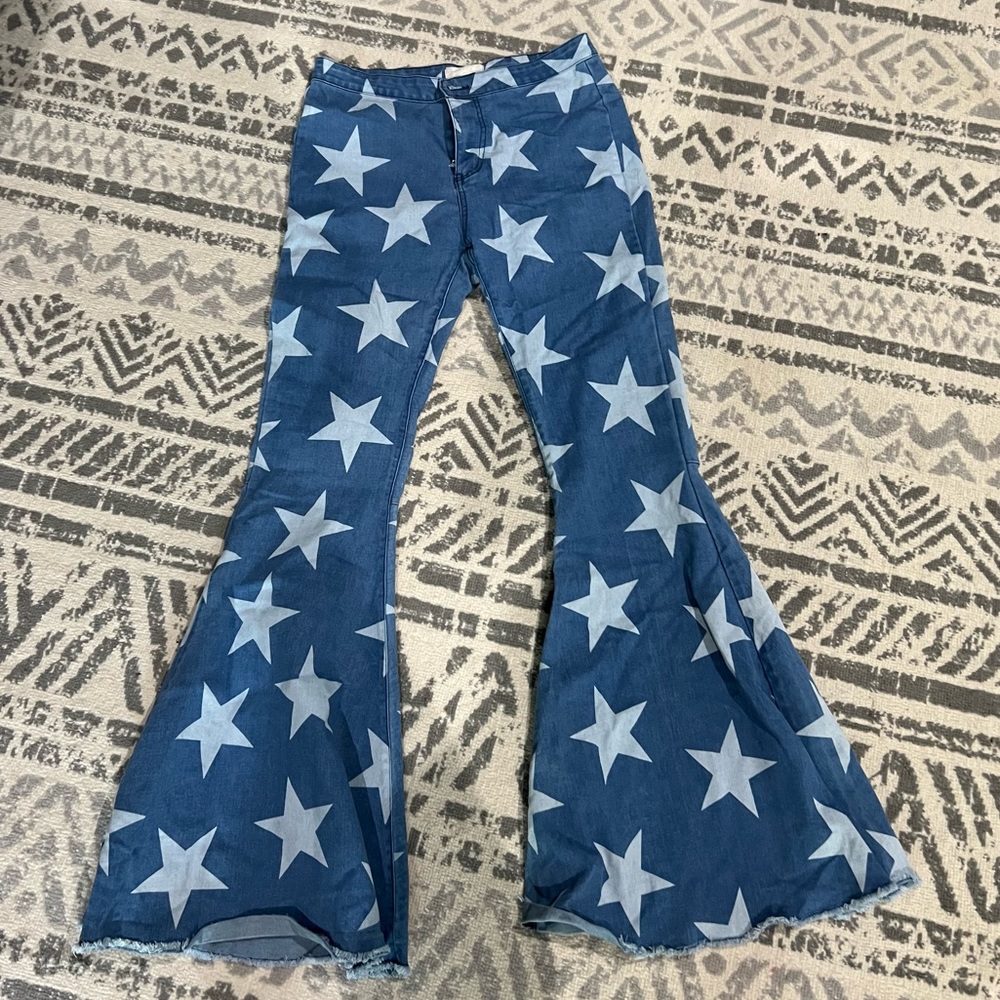Altard state star bell bottom jeans size medium